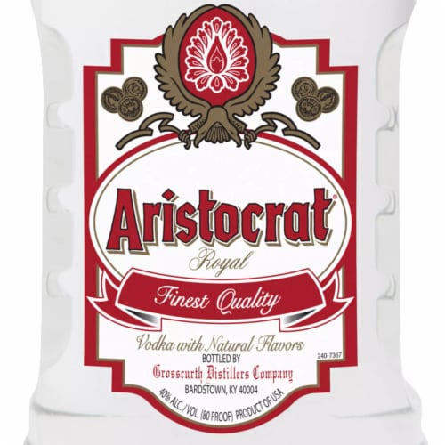 Aristocrat Vodka Perspective: back