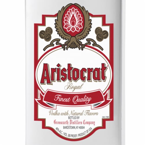 Aristocrat Vodka Perspective: back