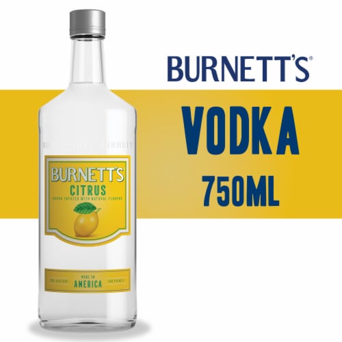 Burnett's Citrus Vodka Perspective: back