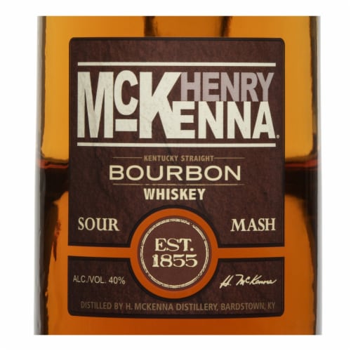 Henry McKenna Sour Mash Kentucky Straight Bourbon Whiskey Perspective: back