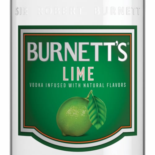 Burnett's Lime Vodka Perspective: back