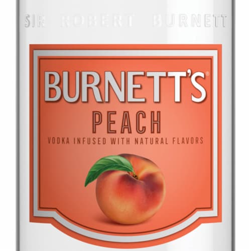 Burnett's Peach Vodka Perspective: back