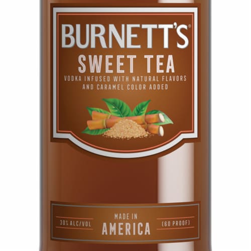 Burnett's Tea-Sweet Flavored Vodka Perspective: back