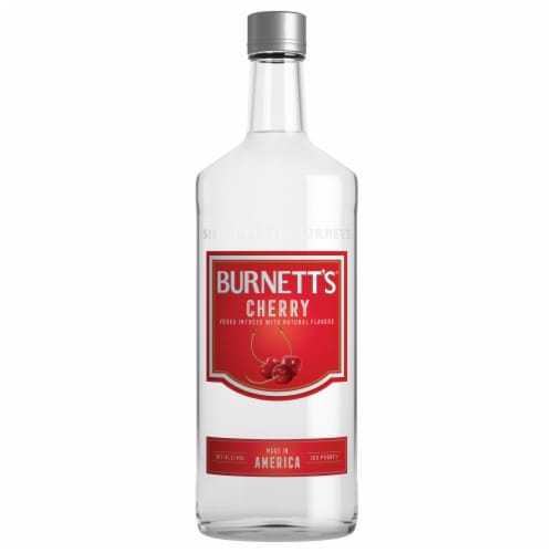 Burnett's Cherry Flavored Vodka Perspective: back