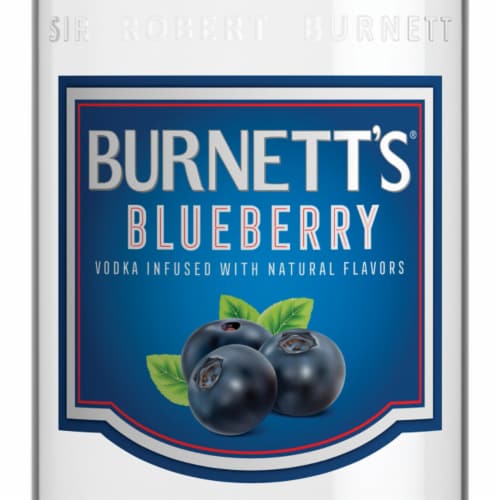 Burnett's Blueberry Vodka Perspective: back