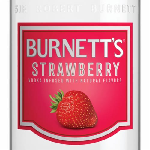 Burnett's Strawberry Vodka Perspective: back