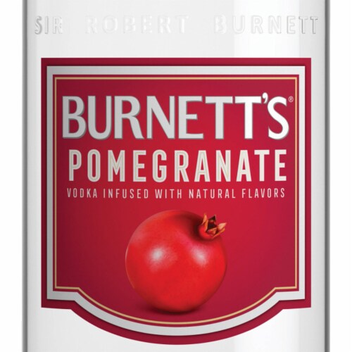 Burnett's Pomegranate Vodka Perspective: back