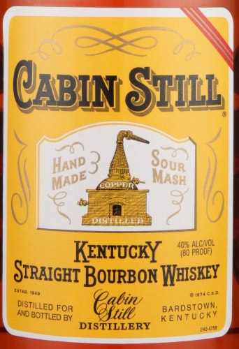 Cabin Still Straight Bourbon Perspective: back