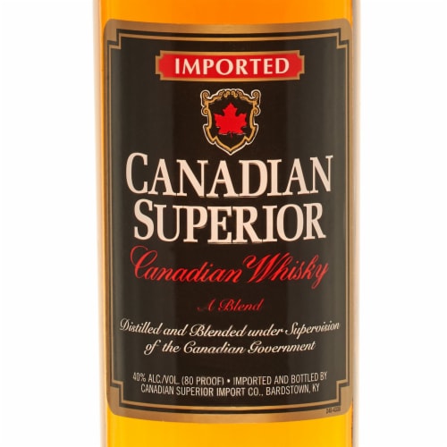 Canadian Superior Whisky Perspective: back