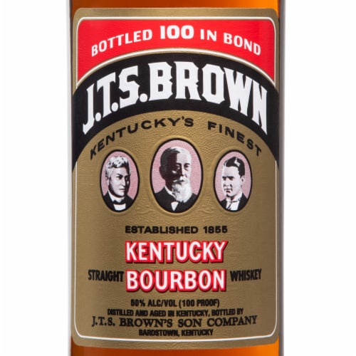 J.T.S. Brown Bourbon Perspective: back