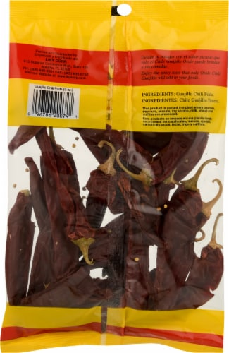 Orale Guajillo Chili Pods Perspective: back