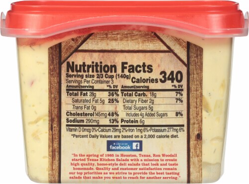Texas Kitchen® Deviled Egg Potato Salad Perspective: back