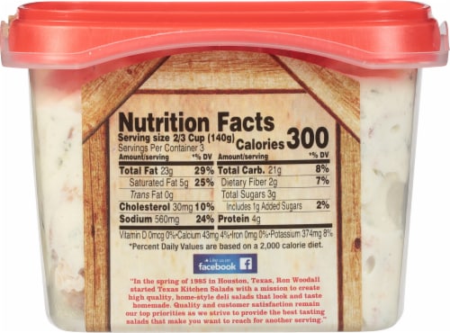 Texas Kitchen® Baked Potato Salad Perspective: back