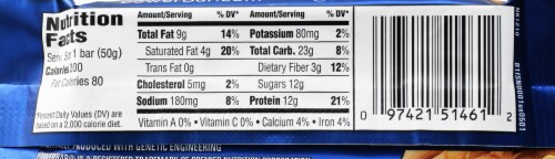 PowerBar® Protein Snack Bar Peanut Butter Caramel Perspective: back