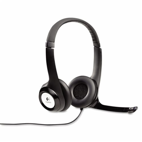 Logitech H390 USB Headset - Black Perspective: back