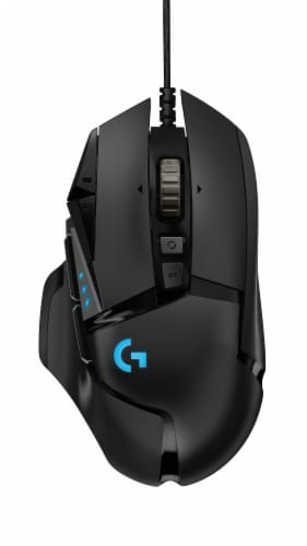 Logitech G502 HERO High Performance Gaming Mouse Perspective: back