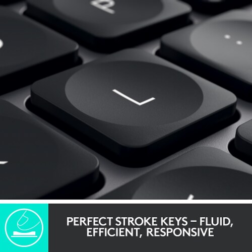Logitech MX Keys Advanced Illuminated Wireless 920-009295 Perspective: back
