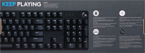 Logitech G413 Carbon Keyboard Perspective: back
