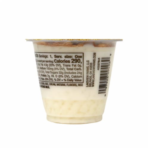 Senor Rico® Rice Pudding Perspective: back