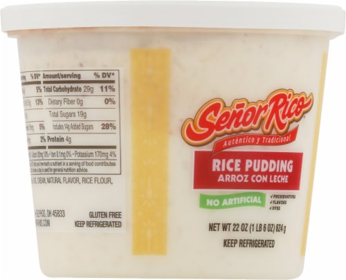 Senor Rico® Rice Pudding Perspective: back