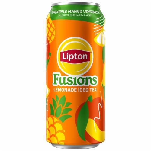 Lipton Fusions Lemonade Iced Tea Mango Lemonade Perspective: back