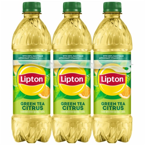 Lipton® Citrus Green Iced Tea Multipack Bottles Perspective: back