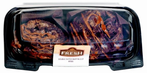 Bakery Fresh Goodness Double Chocolate Chip Muffins Perspective: back