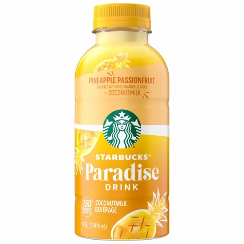 Starbucks® Pineapple Passionfruit Paradise Carton Perspective: back