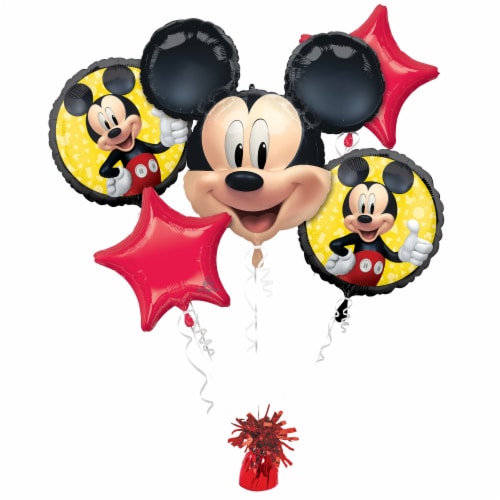 Mickey Mouse Helium Filled Balloon Bouquet Perspective: back