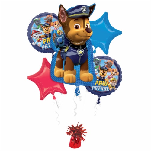 Paw Patrol Helium Filled Balloon Bouquet Perspective: back