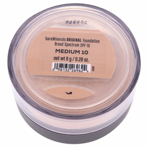 Bareminerals Original Foundation SPF 15 - 10 Medium For Women 0.28 oz Foundation Perspective: back