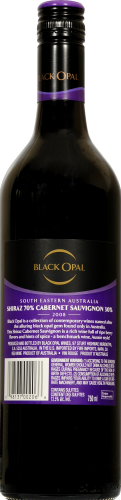 Black Opal Shiraz-Cabernet Sauvignon Perspective: back