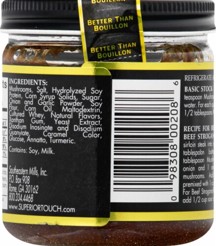 Better Than Bouillon® Mushroom Base Perspective: back