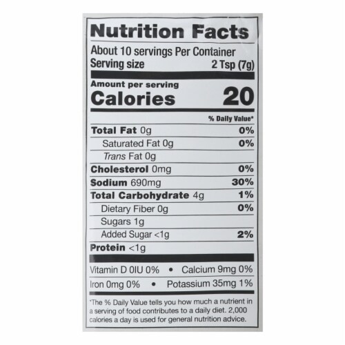 Crockery Gourmet BG11721 Crockery Gourmet Pork Seasoning Mix - 12x2.5OZ Perspective: back
