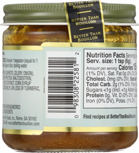 Better Than Bouillon® Vegetarian No Chicken Base Perspective: back