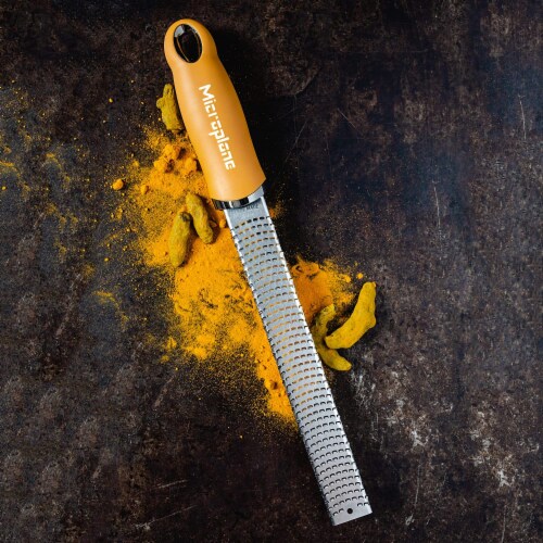 Microplane Premium Classic Zester Grater, Mustard Perspective: back