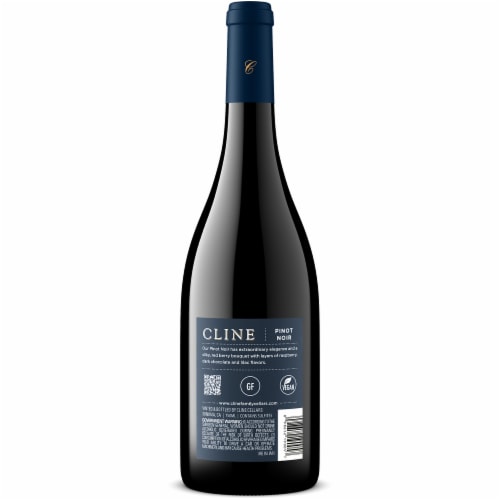 Cline Pinot Noir California Red Wine Perspective: back