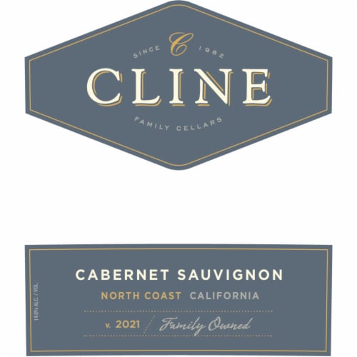 Cline Cabernet Sauvignon California Red Wine Perspective: back