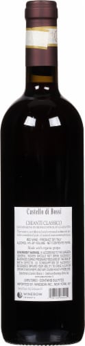 Castello di Bossi Chianti Classico Red Wine Perspective: back