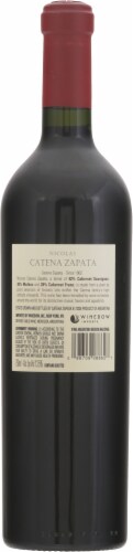 Catena Zapata Red Wine Perspective: back