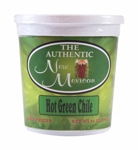 The Authentic New Mexican Frozen Hot Green Chile Perspective: back