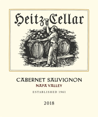 Heitz Cellar Napa Valley Cabernet Sauvignon Perspective: back