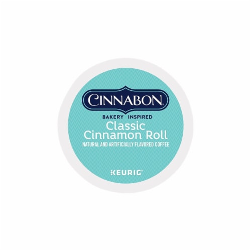 Cinnabon Classic Cinnamon Roll Coffee Keurig K-Cup Pods Light Roast 24/Box (6305) 6305CT Perspective: back