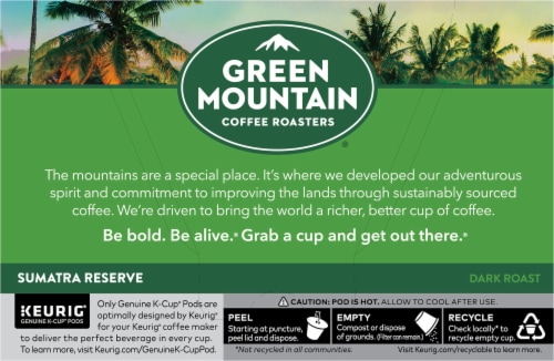 Green Mountain Coffee Roasters® Sumatra Reserve Dark Roast K-Cup Coffee Pods