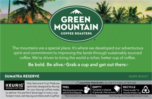 Green Mountain Coffee Roasters Sumatra Reserve Dark Roast K Cup
