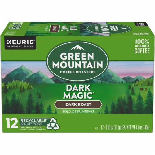 Green Mountain Coffee Roasters® Dark Magic® Dark Roast K-Cup® Coffe Pods Perspective: back