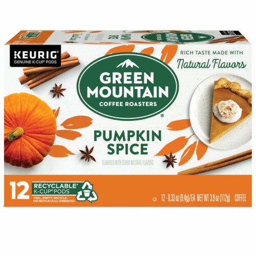 Green Mountain Coffee Roasters® Pumpkin Spice K-Cup Coffee Pods Perspective: back