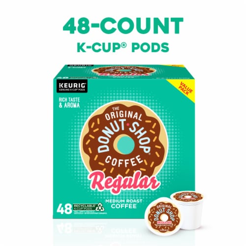 The Original Donut Shop Regular Medium Roast K Cup Coffee Pods 48 ct Food 4 Less