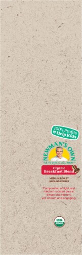 Newman's Own Organic Breakfast Blend Ground Coffee Perspective: back