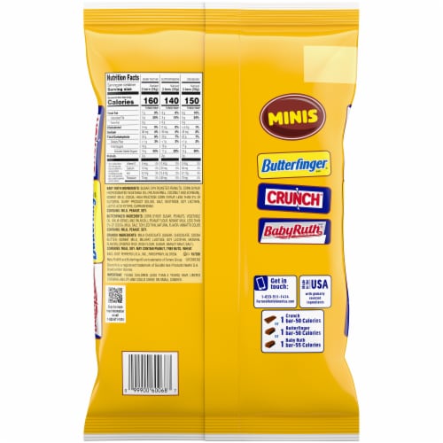 Ferrero Minis Assorted Harvest Candy Perspective: back